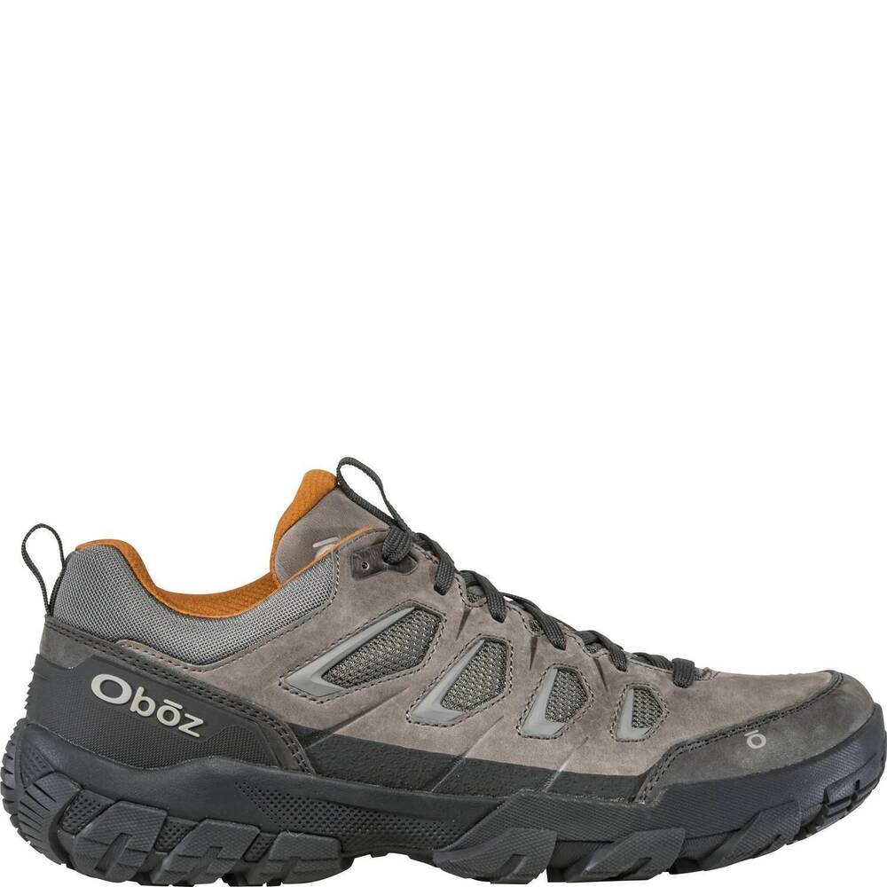 NEW OBOZ men's sawtooth x low shoe in hazy grey